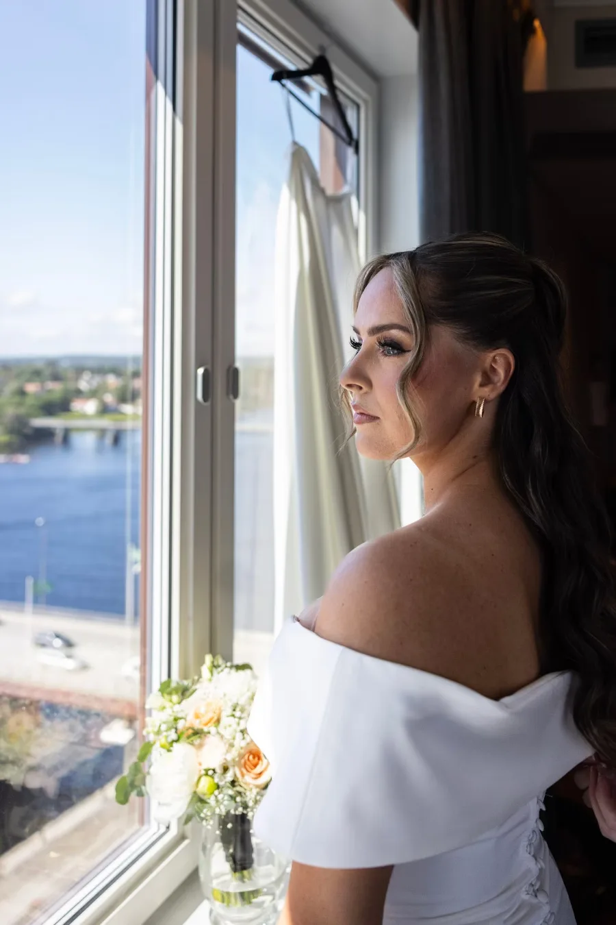 Bridal makeup and hair by Lovina Riahi