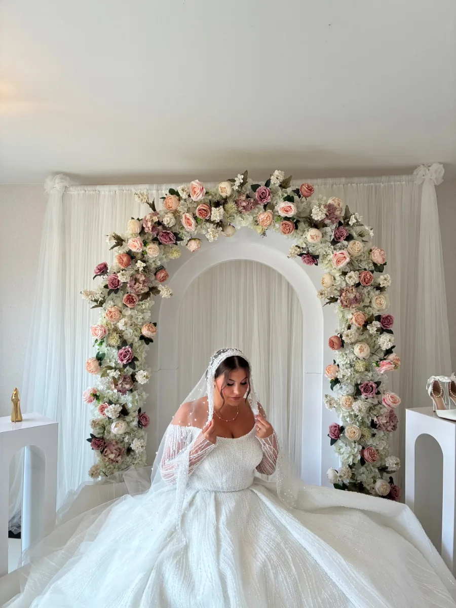 Bridal makeup and hair by Lovina Riahi